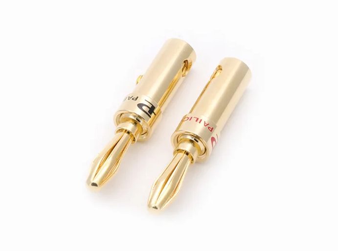Gold-plated copper banana plugs x8 Carousel 2