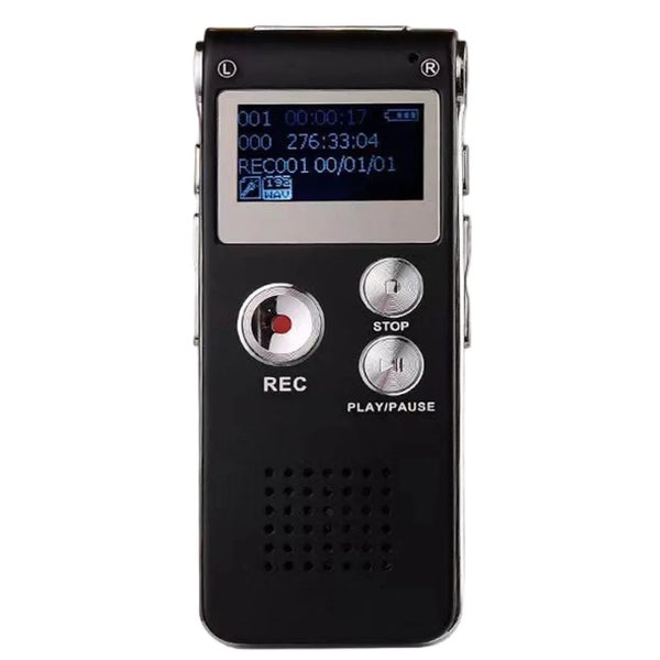 Smart Digital Voice Recorder MP3 WAV Format Playback Rechargeable Dictaph CHK29M Carousel 1