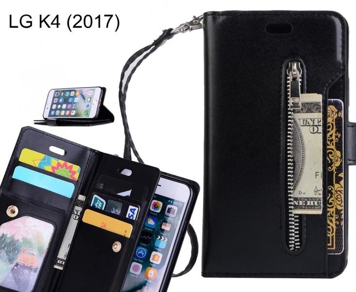 LG K4 (2017) case multi functional wallet case Carousel 1