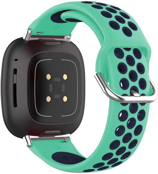 Fitbit Versa 3 Silicone Strap Mint/Navy Carousel 1