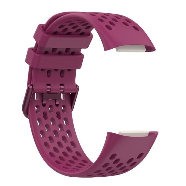 Fitbit Charge 5 Silicone Strap Maroon Carousel 1