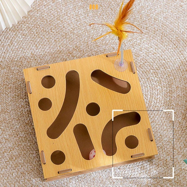 kitten toy puzzle box interactive cat puzzle toy box cat toy Cat Toy Puzzle Box Carousel 2