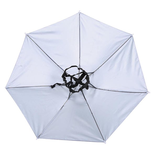 77cm Sunscreen Windproof Head-Mounted Umbrella Top Folding Hat Umbrella62865829135619113