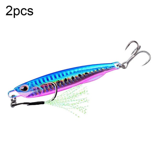 2 Metal Sea Fishing Bait 40g Simulation Proberos Lf103 Carousel 1