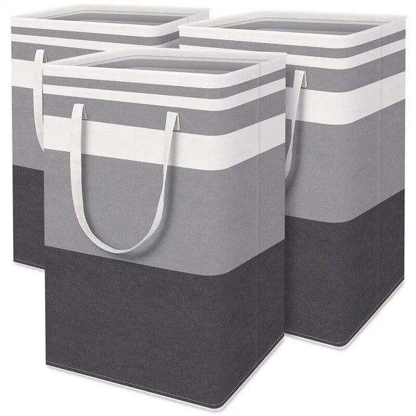 Large Capacity Waterproof Cotton Linen Dirty Clothes Basket Simplified Cl CHK12N Carousel 2