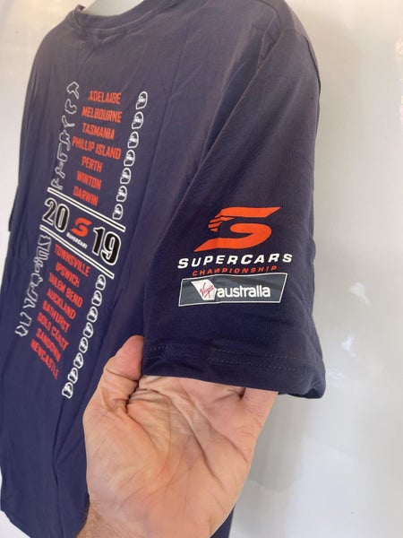 SUPERCARS MENS BLUE LOGO T-SHIRT Carousel 3