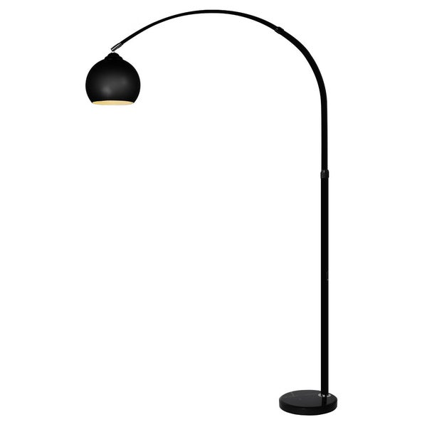 Emitto Modern LED Floor Lamp Stand Reading Light Adjustable Indoor Marble Base Carousel 1