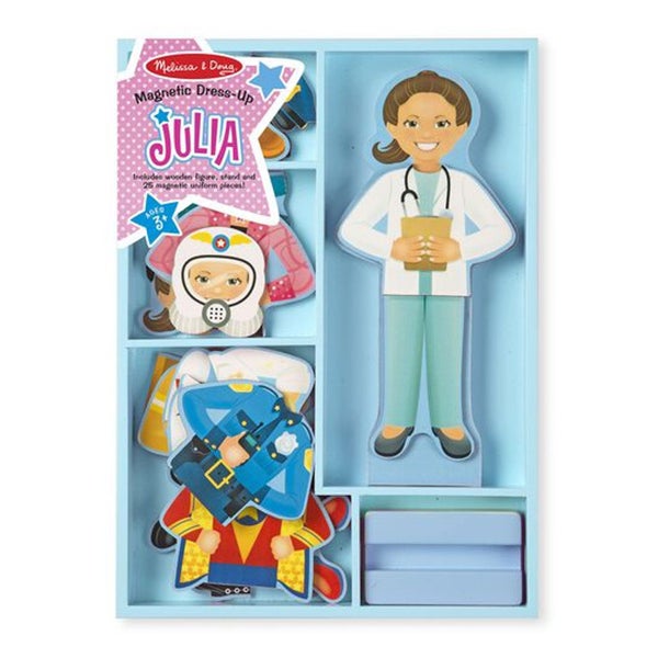 Melissa & Doug Julia Occupations Magnetic Dress-Up Carousel 1
