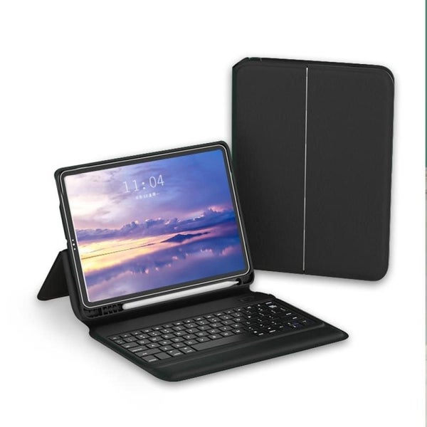 For Ipad Pro 11 Inch & Integrated Bluetooth Keyboard Leather Tablet Case With... Carousel 1