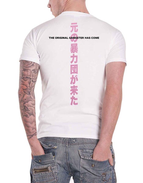 Ice Cube T Shirt Beanie Kanji Cross Logo new Official Mens White Carousel 2