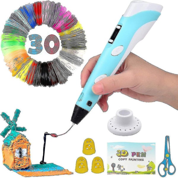 Intelligent 3d Pen With Led Display, 3d Printing Pen With Usb Charging,3colors P Carousel 1