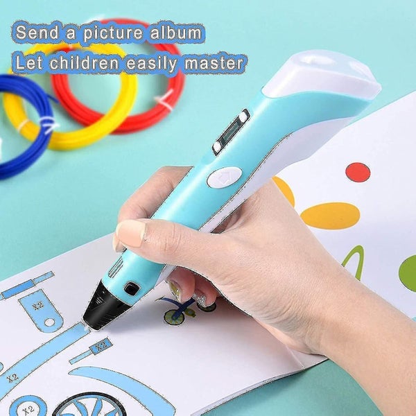 Intelligent 3d Pen With Led Display, 3d Printing Pen With Usb Charging,3colors P Carousel 4