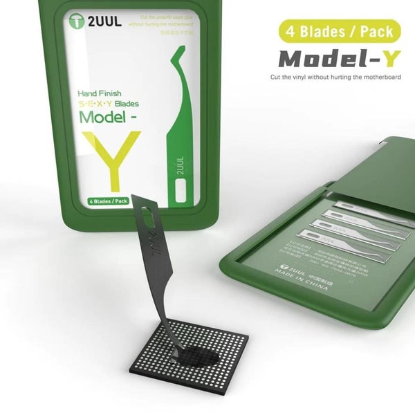 2uul Hand Finish Blades For Phone Screen Debonding/removal Ic Model e Carousel 6