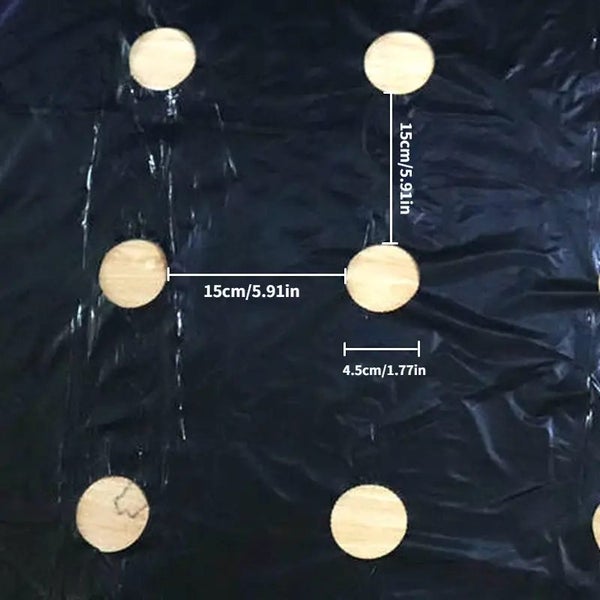 WEEDMAT :95cmx10m WITH HOLES for weed/moisture/warmth for seedlings/plants, 1pc Carousel 8