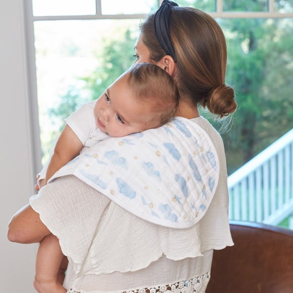 Aden + Anais: Silky Soft Bamboo Burpy Bib - Featherlight Carousel 2
