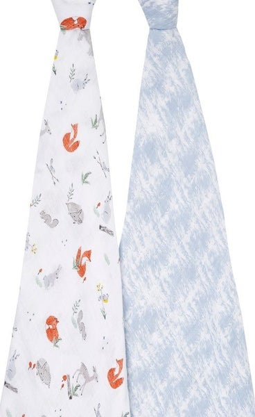 Aden + Anais: Classic Swaddle Set - Naturally (2 Pack) Carousel 2