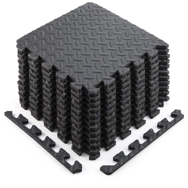 2cm thick Foam Tiles Protective Flooring Gym Mat - 12 Tiles (4.32 Square Meter) Carousel 1