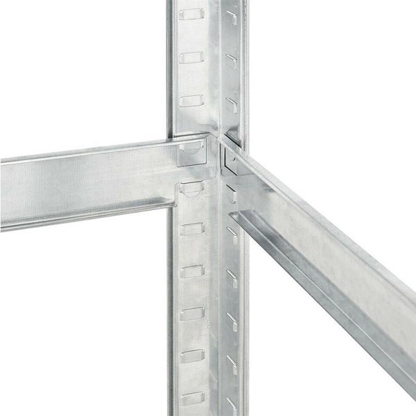 5 Layers Boltless Storage Shelving 1800 x 700 x 400 Corner Unit Carousel 9