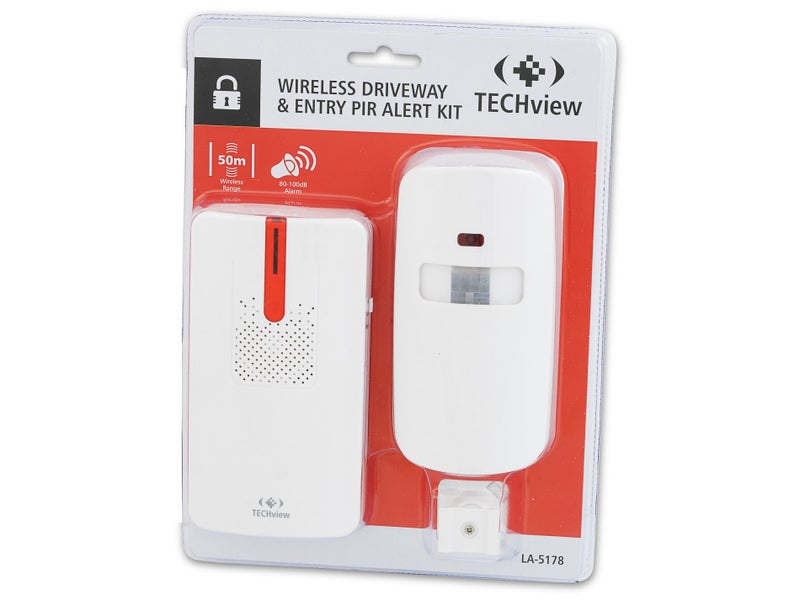 Wireless Driveway & Entry PIR Alert Kit TECHVIEW Carousel 1