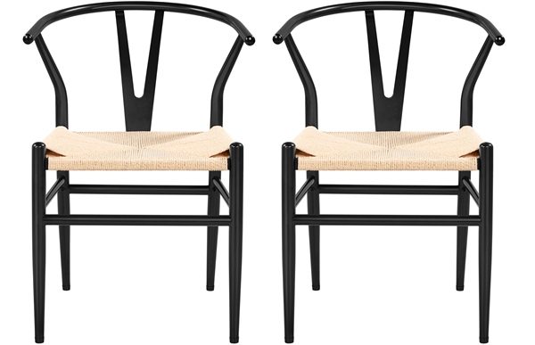 2PCS Weave Arm Chair Carousel 2