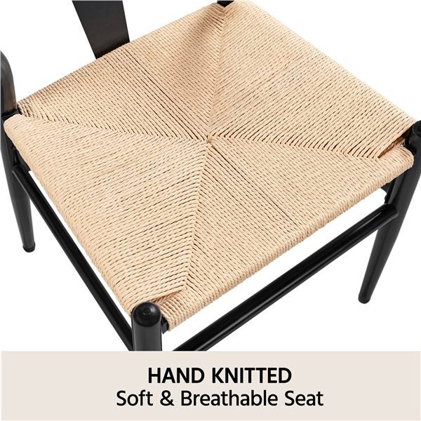 2PCS Weave Arm Chair Carousel 10