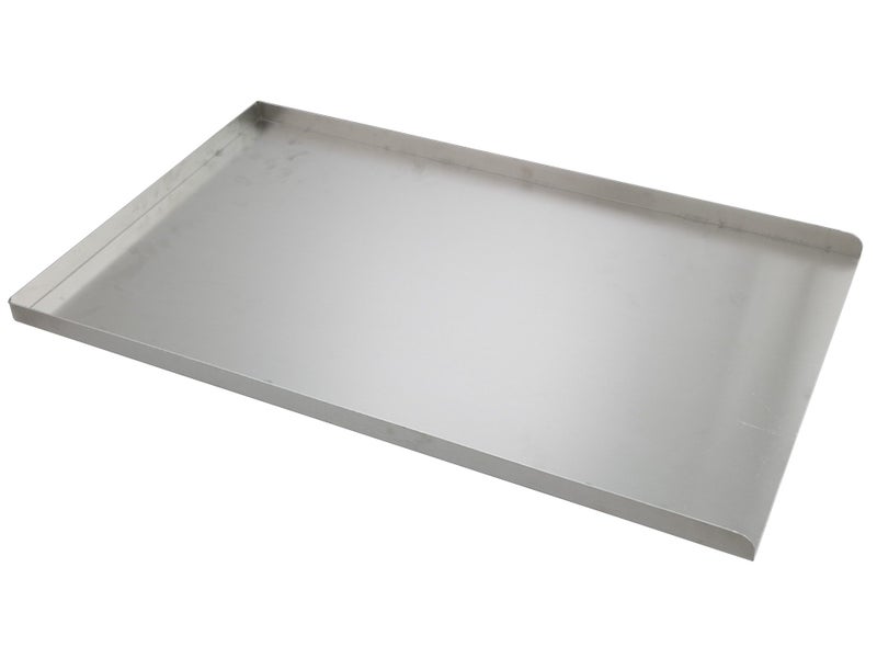 18" Aluminium Sheet Baking Tray - 3 Sided Commercial Bakers Pan - 74cm x 46cm Carousel 1