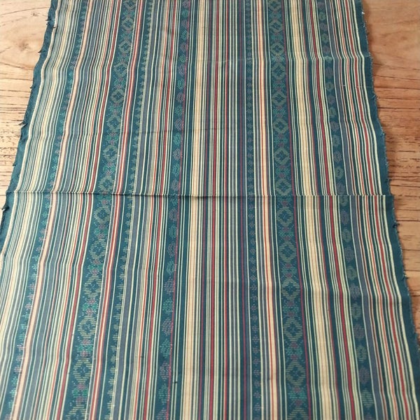 Vintage Japanese Kimono silk fabric Oshima Tsumugi Tono Carousel 4