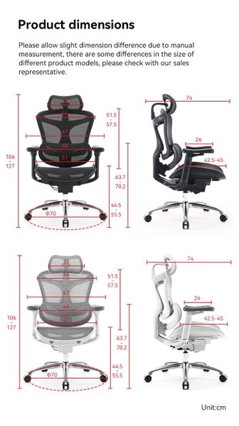 Sihoo A3 DORO C300 Ergonomic Chair Light Gray Carousel 16
