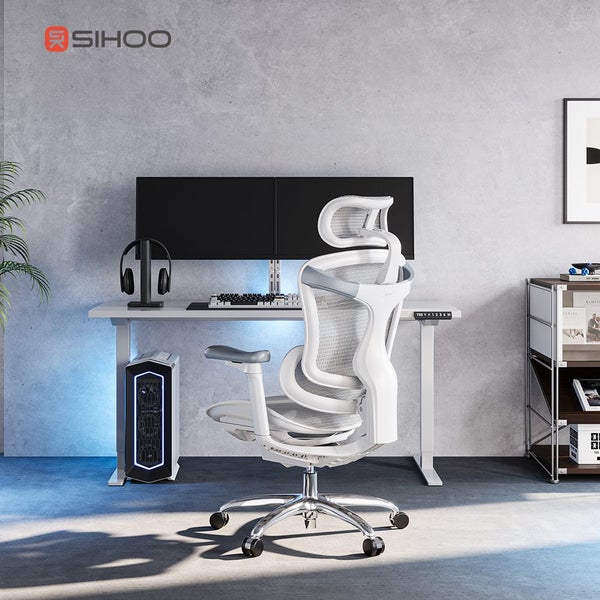 Sihoo A3 DORO C300 Ergonomic Chair Light Gray Carousel 1