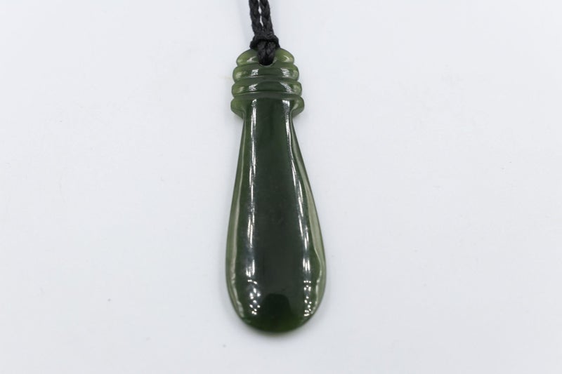 New Zealand Greenstone Polished Mere 65mm Carousel 2