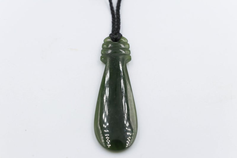 New Zealand Greenstone Polished Mere 65mm Carousel 7