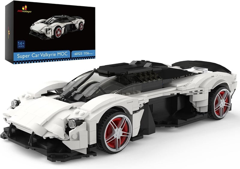 Super Car Valkyrie building blocks - 1136 Pieces-Compatible with Lego Carousel 1