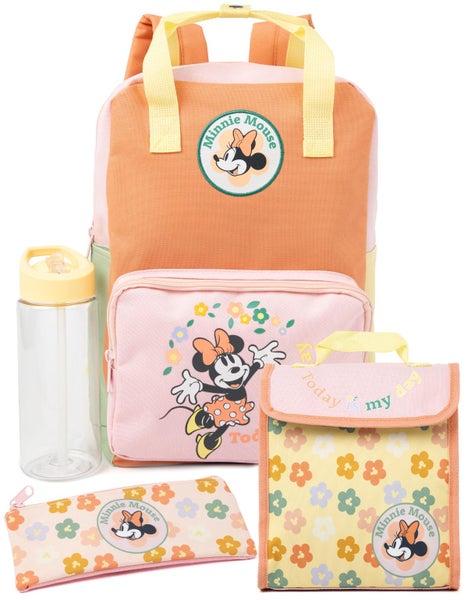 Disney Multicoloured 4 Piece Backpack Set (Girls) Carousel 1