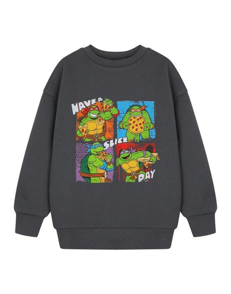 Teenage Mutant Ninja Turtles Grey Sweatshirt (Boys) Carousel 1