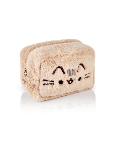 Pusheen Beige Makeup Bag (Womens) Carousel 1