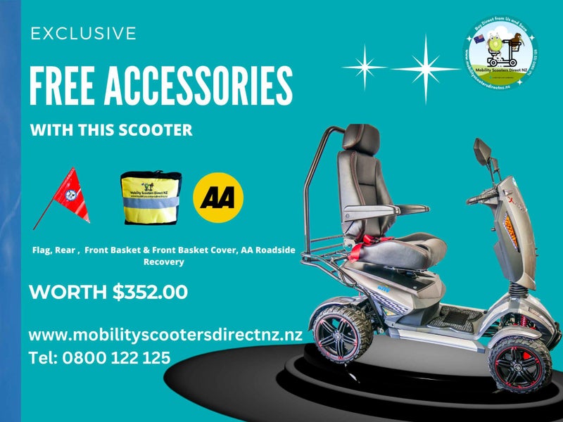 Heartway Vita S12X Monster All-Terrain Mobility Scooter | Brand New Save $2636 Carousel 2