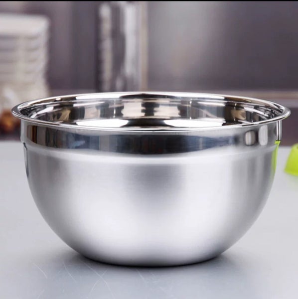 Food Prep Bowl Large Stainless Steel Mixing Bowls Vegetable Salad Baking Deep Carousel 1