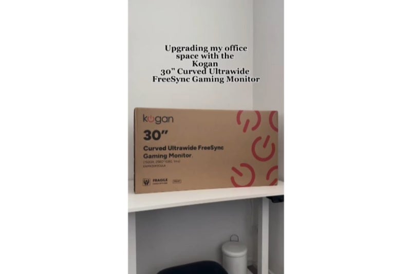 Kogan Infinity 30" Curved Ultrawide WFHD 200Hz 1ms FreeSync Gaming Monitor (2560 Carousel 2