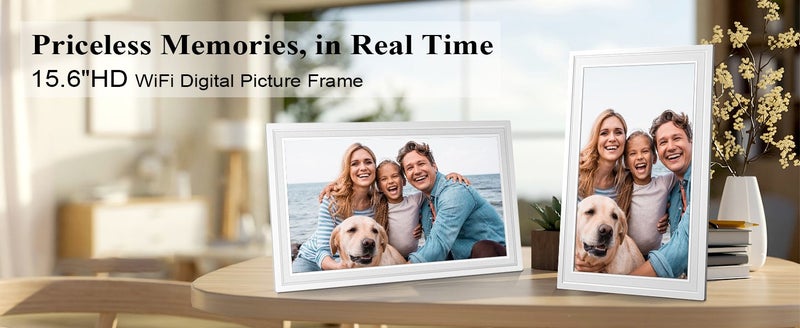 WiFi Digital Picture Frame Photo Frame 15.6 Inch Carousel 2