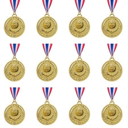 12PCS Gold Award Medals Winner Medals Olympic Carousel 1