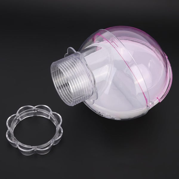 Acrylic Small Pet Animal Cage External Bathroom Toilet House(Pink ) Carousel 5