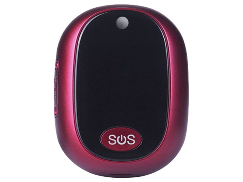 4G GPS Tracker for Kids and Elderly Touchscreen Real Time SOS Tracking Red Carousel 2