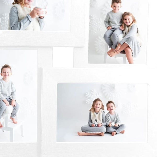 Collage Photo Frame For 4x(13x18 Cm) Picture White Mdf Ttxiit63616525189379114