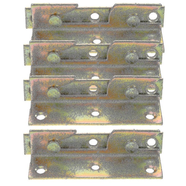 8pcs Bed Frame Brackets Bed Hinges Bed Rail Brackets Heavy Duty Bed Rail Suppor Carousel 1