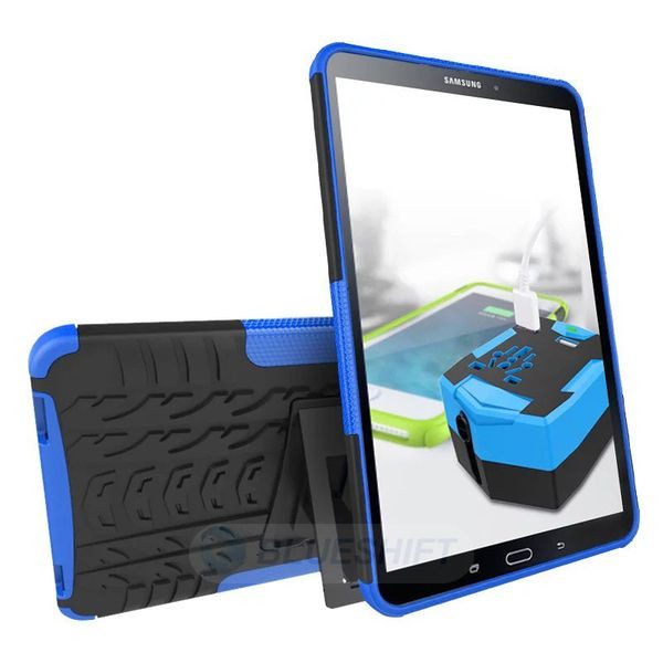 Samsung Galaxy Tab A 10.1 (2016) T580 Heavy Duty Case Blue Carousel 1