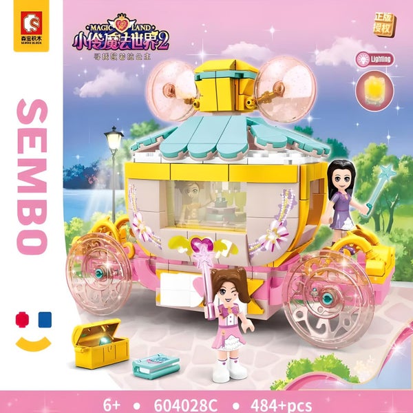 Blocks Toy Fairytale Princess Aurora Chariot (Lego Compatible) - Great Price Carousel 1