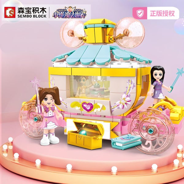 Blocks Toy Fairytale Princess Aurora Chariot (Lego Compatible) - Great Price Carousel 2