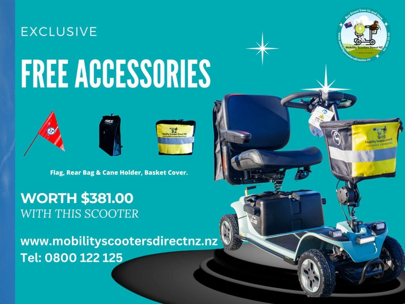 Pride Baja Bandit All-Terrain Travel Scooter| Save $1201 | Free Accessories Carousel 2