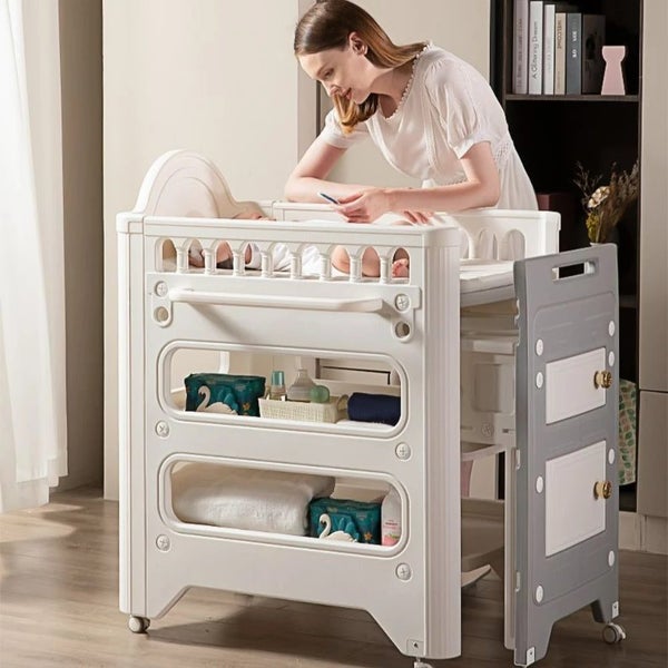 2-in-1 Baby Care Changing Table Carousel 2