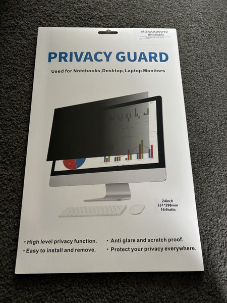 Brand New Axidi 24 Inch Computer Privacy Screen for Desktop PC Monitor or laptop Carousel 1